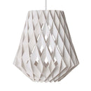 White Pilke Wooden Pendant Light made of Birch Wood
