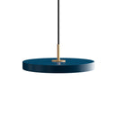 Petrol Blue and Gold Umage Asteria Pendant Light