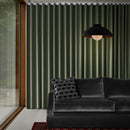 chelsea large aluminium pendant light black in a living room