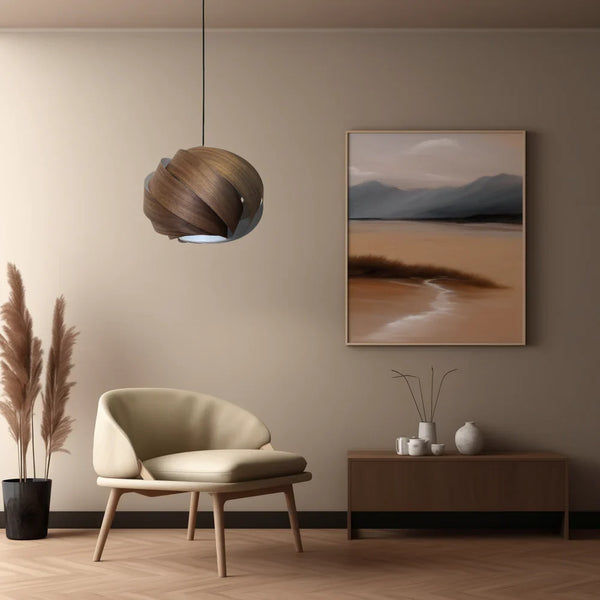 Elevate Your Space with Wooden Laminate Lighting: Spotlight on the Nuez Lampshade