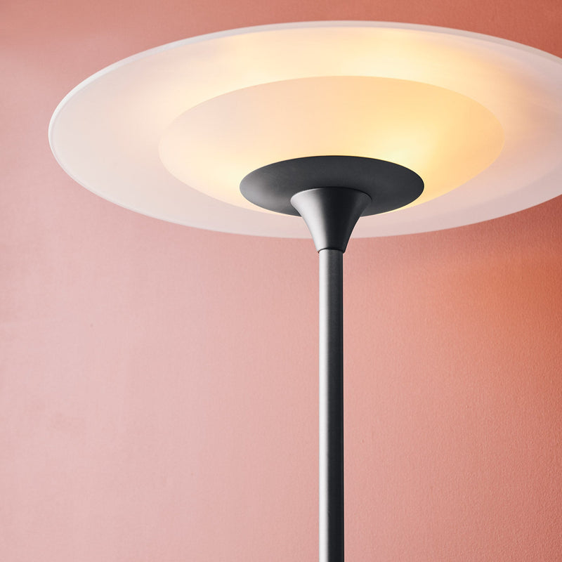 Baroni Floor Light Opal Glass