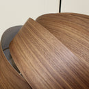 Nuez Wooden Laminate Lampshade close up
