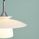 Halo Design Scandinavia Opal Glass Pendant Light close up