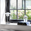 Halo Design Scandinavia Opal Glass Table Light on window sill