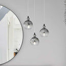 Halo Design Ball Pendant light in Smoke in cluster