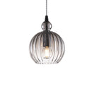 Halo Design Ball Pendant light in Smoke