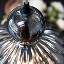 Halo Design Ball Pendant light in Smoke close up