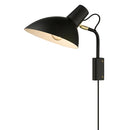 Halo Design Metropole Wall Light in Black
