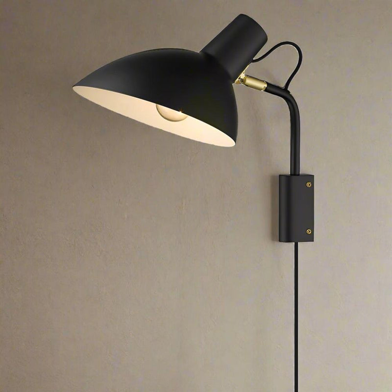 Metropole Wall Light Black