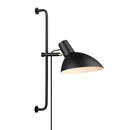Halo Design Metropole Grande Wall Light in Black close up
