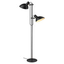 Halo Design Metropole 2-Arm Floor Lamp in Black