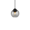 Halo Design Bubbles Glass Pendant Light in smoke