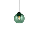 Halo Design Bubbles Glass Pendant Light in green