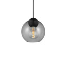 Halo Design Bubbles Glass Pendant Light in smoke