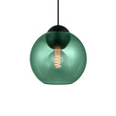 Halo Design Bubbles Glass Pendant Light in green