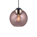 Halo Design Bubbles Glass Pendant Light in rose