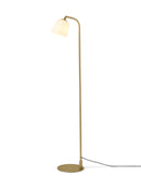 Halo Design Room 49 Floor Light in Opal Antique Brass