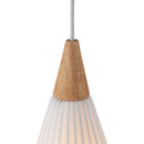 Halo Design Drops Textile Pendant