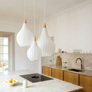 Halo Design Drops Textile Pendant