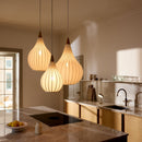 Halo Design Drops Textile Pendant