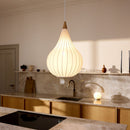 Halo Design Drops Textile Pendant