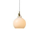 Halo Design Toscana Glass Pendant Light in Opal