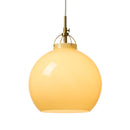 Halo Design Toscana Glass Pendant Light in cream  close up