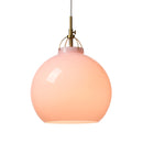 Halo Design Toscana Glass Pendant Light in rose  close up