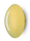 Cream Halo Design Candy wall light fixture on a white background