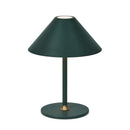 Rechargeable Halo Design Hygge Table Lamp in Deep Green