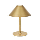 Rechargeable Halo Hygge Table Lamp in Antique Brass