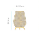 Bossa 30 Rechargeable Battery Indoor & Outdoor Use Warm Light D22.5x32.5 cm