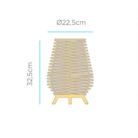 Bossa 30 Rechargeable Battery Indoor & Outdoor Use Warm Light D22.5x32.5 cm