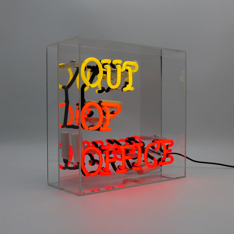 Out of office neon table light