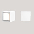 White square wall lights on a light gray background