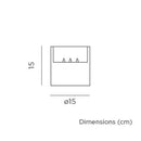 Dolo LED 3 Wick Candle