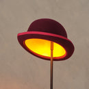 Jeeves Red Bowler Hat Table Lamps - Special Edition