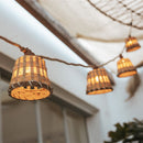 Aurora Solar Garland in garden