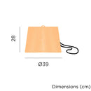 Okinawa Rechargeable Outdoor Lampshade Specs