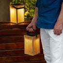 Okinawa Solar Rechargeable Lantern being held