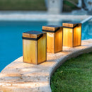 Okinawa Solar Rechargeable Lantern by Pool