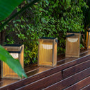 Okinawa Solar Rechargeable Lantern in Garden