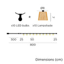 Okinawa Solar Garland of Lights specs