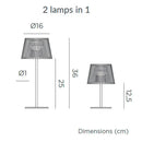 Okinawa Solar Table Lamp Specs