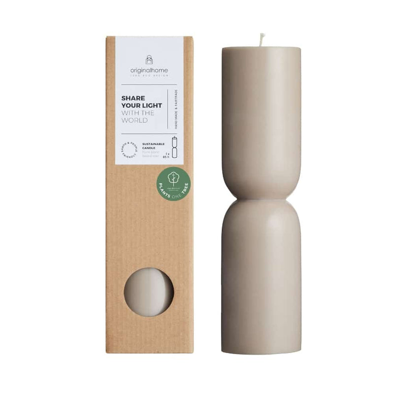 Organic Candles by Original Home in Clay Colourway - Size Large