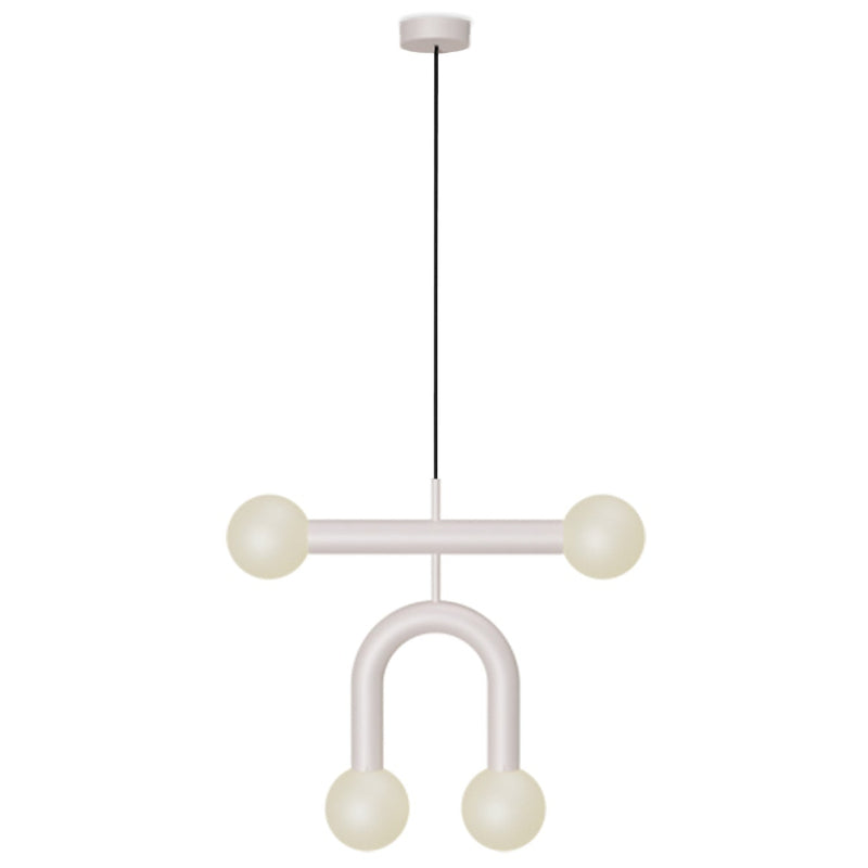 Robin Lamps Rigoberta duo super curved pendant Light Pack shot in Matt White