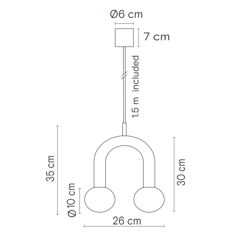 Robin Lamps Rigoberta Pendant Lamp