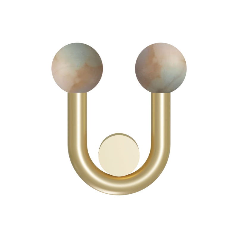 Robin Lamps Rigoberta Wall Lamp Pack shot 2 - Gold and Alabaster