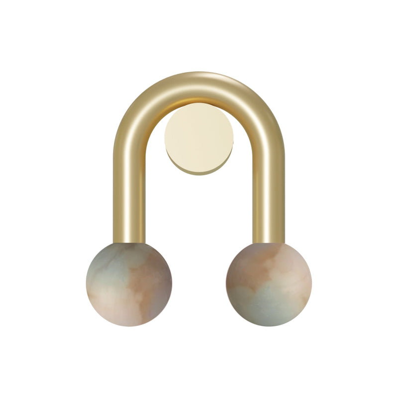 Robin Lamps Rigoberta Wall Lamp Pack shot - Gold and Alabaster