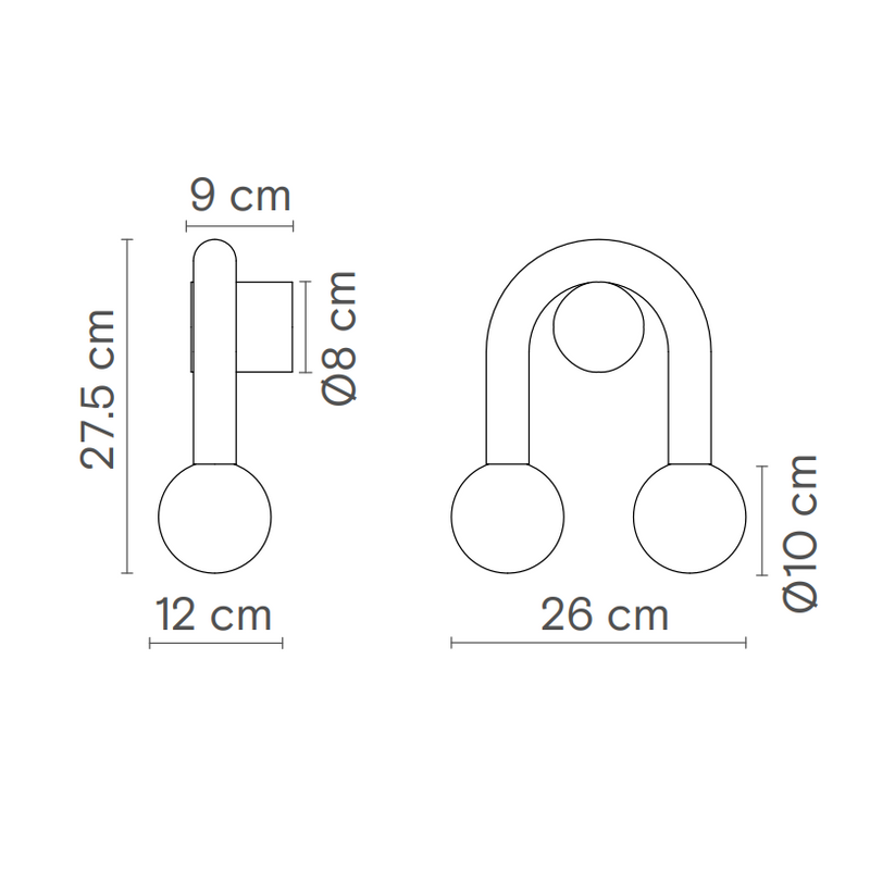 Robin Lamps Rigoberta Wall Lamp